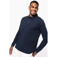 Polo jersey manches longues homme