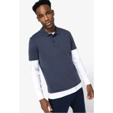 Polo écoresponsable délavé en jersey homme