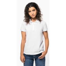 Polo piqué manches courtes femme
