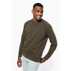 Sweat-shirt Bio col rond manches raglan homme
