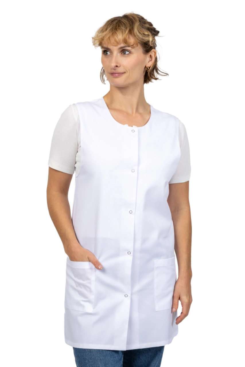 Blouse sans manche Blanc