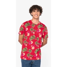 T-shirt écoresponsable imprimé tropical homme