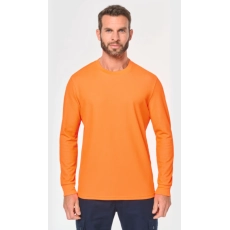 T-shirt unisexe écoresponsable manches longues coton/polyester