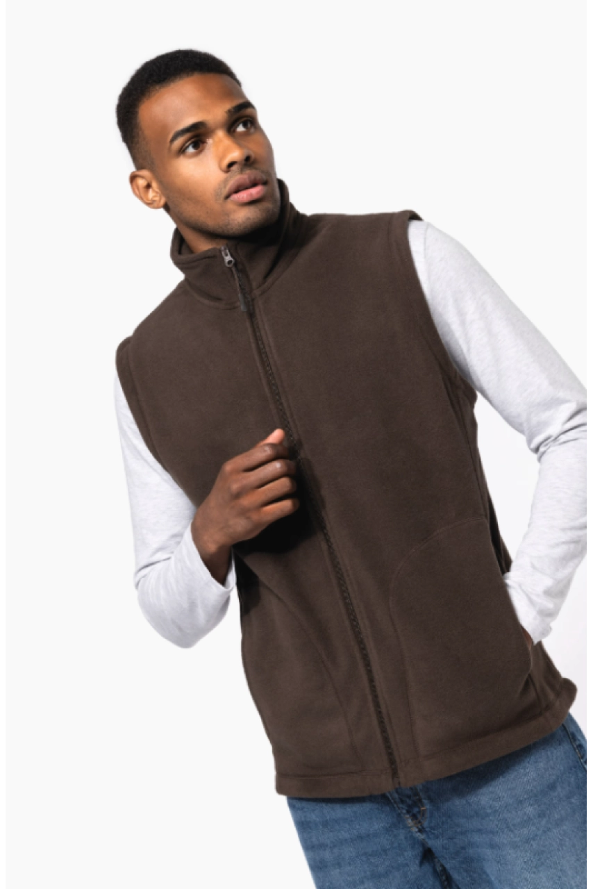Bodywarmer micropolaire homme