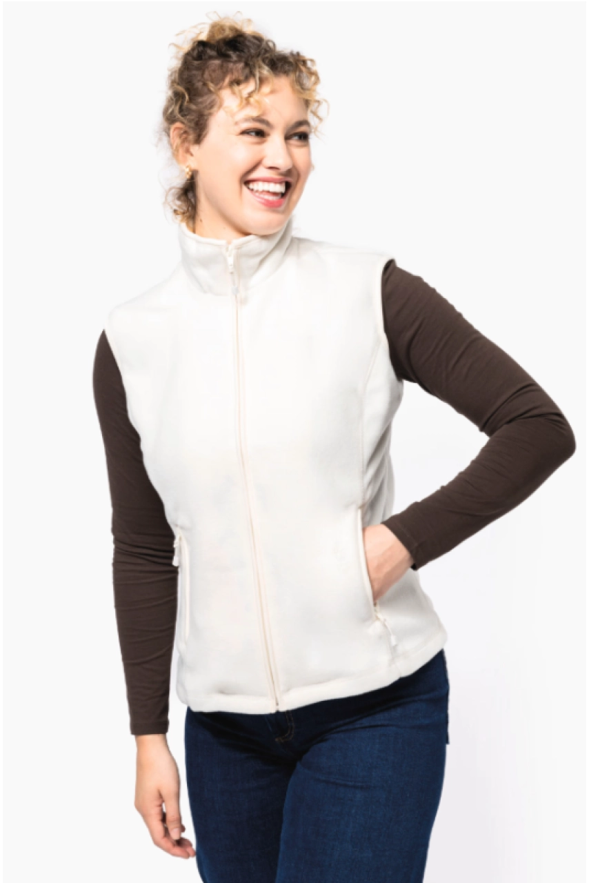 Bodywarmer micropolaire femme