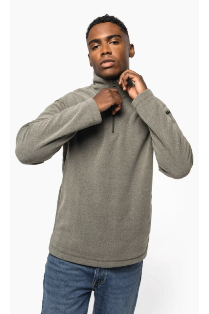 Enzo > Micropolaire col zippé homme