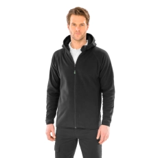 Veste à capuche en micropolaire recyclée