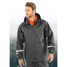 Veste imperméable Prism PU avec bandes réfléchissantes