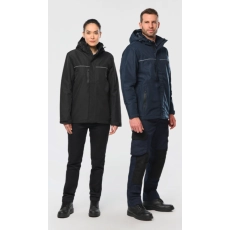 Parka performance à capuche unisexe