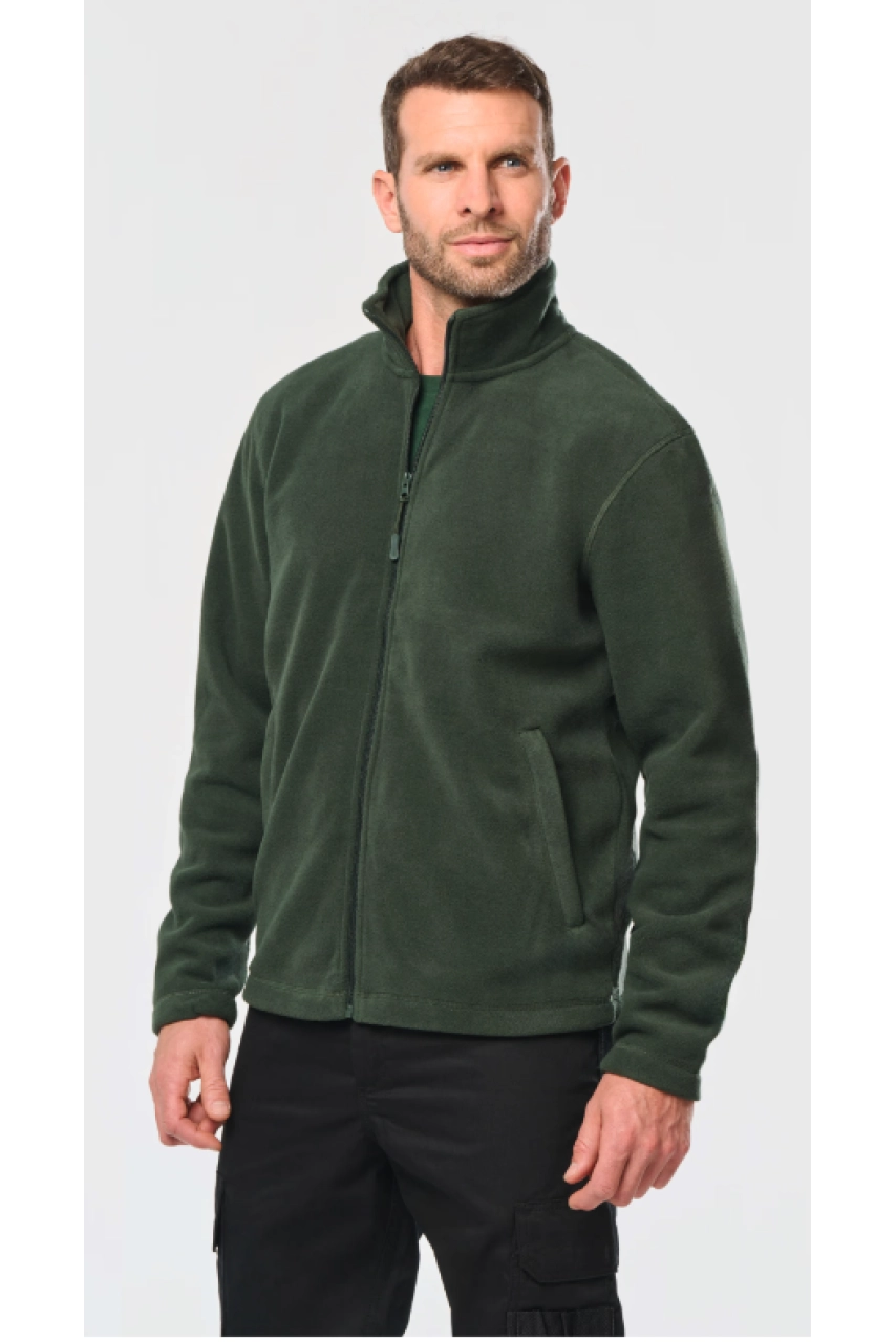 Veste micropolaire zippée homme