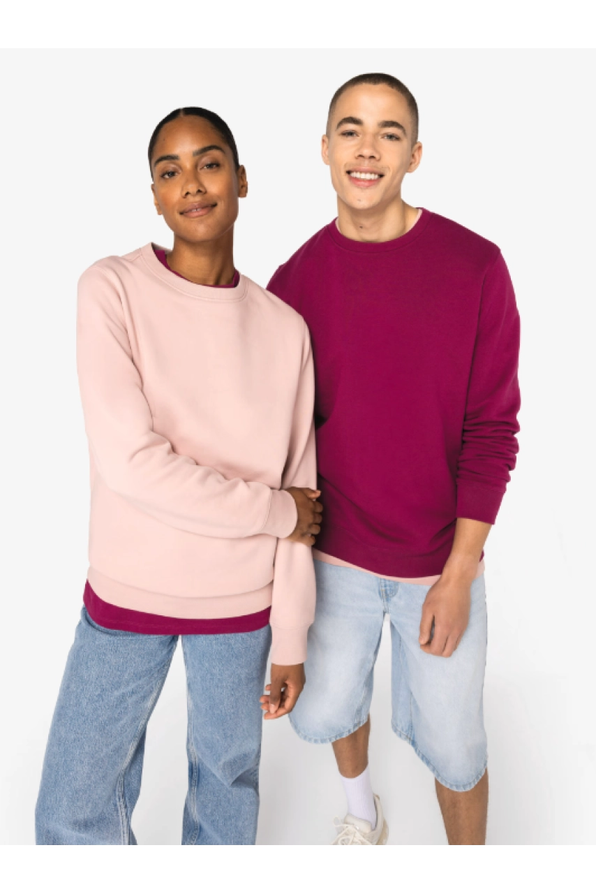 Sweat-shirt écoresponsable à col rond unisexe
