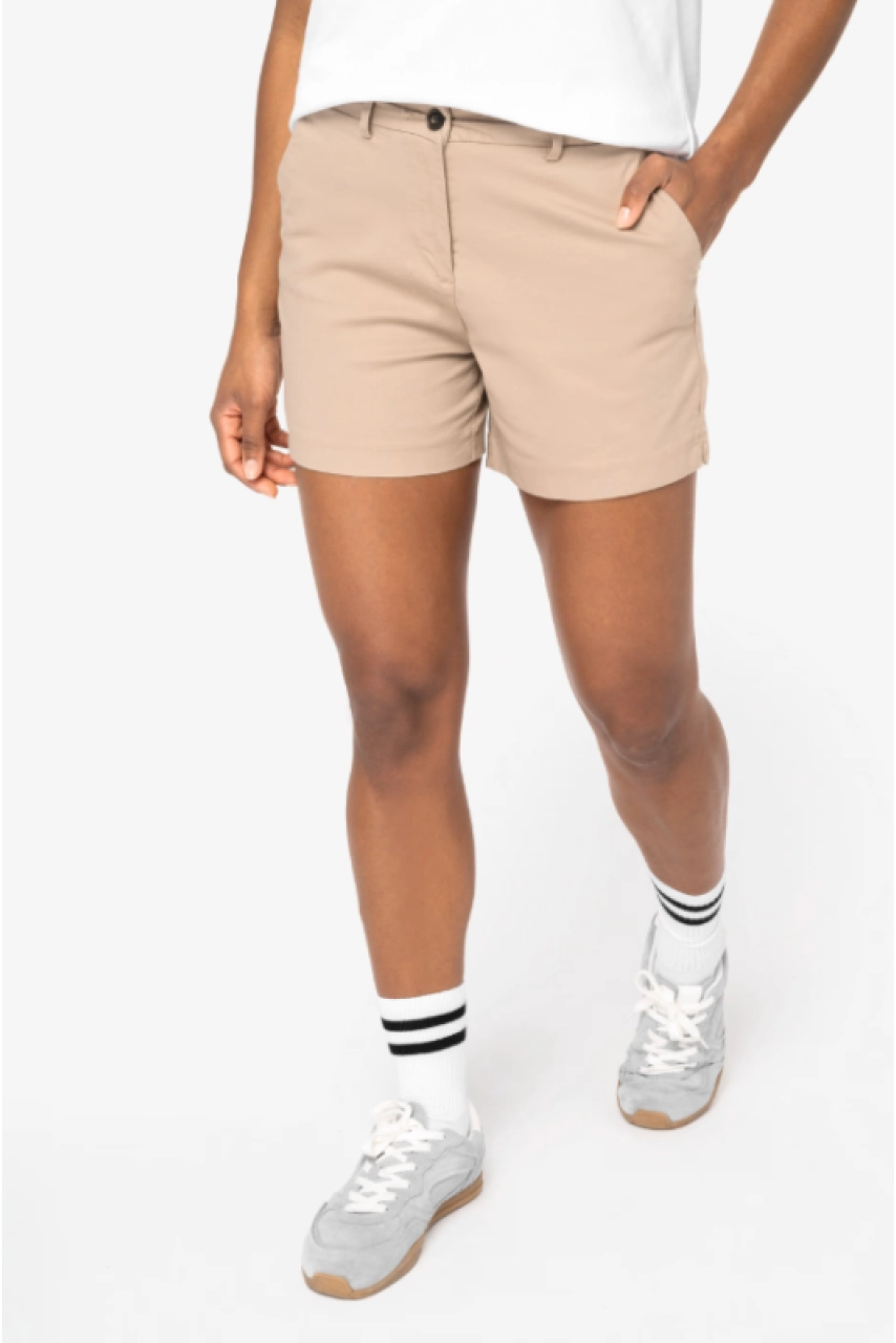 Bermuda chino écoresponsable femme