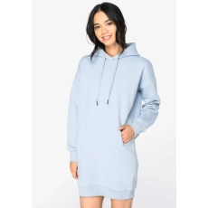 Robe sweat-shirt écoresponsable à capuche femme