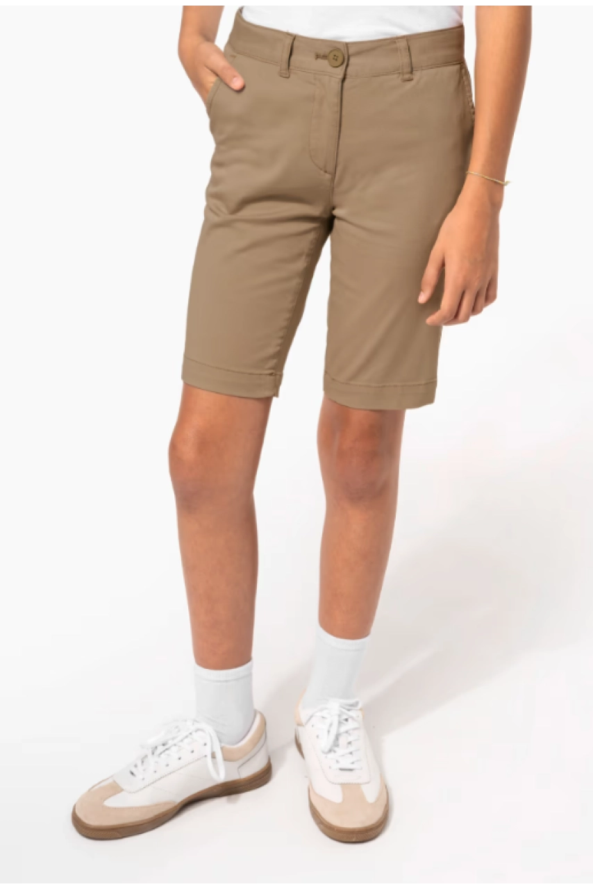 Bermuda chino fille