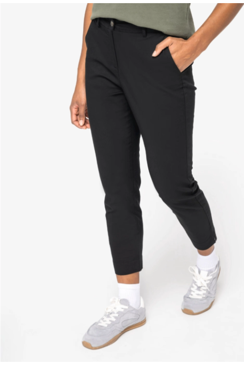 Pantalon chino 7/8 écoresponsable femme