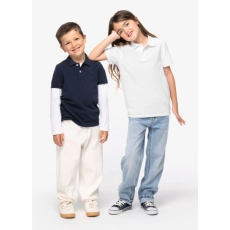Polo écoresponsable maille piquée enfant
