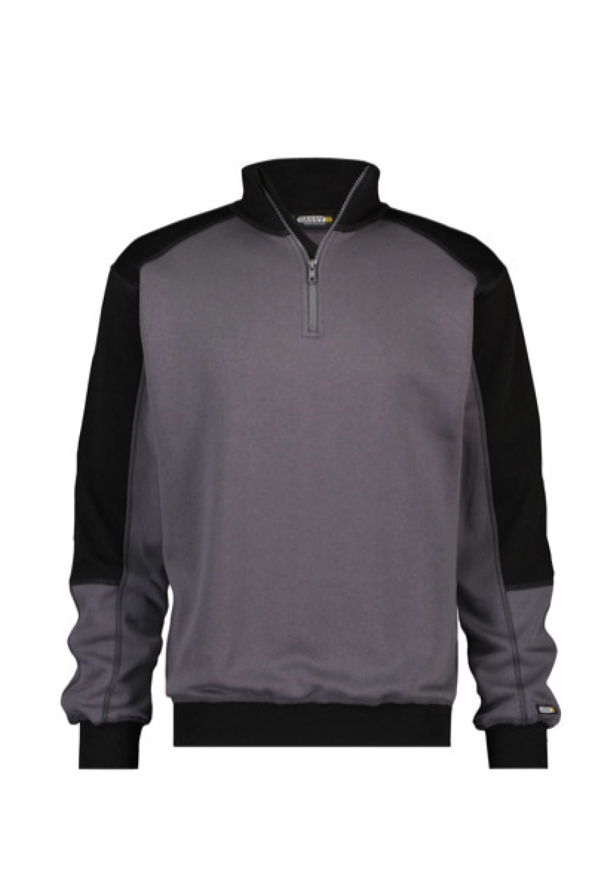 DASSY BASIEL SWEAT BLANC/GRIS