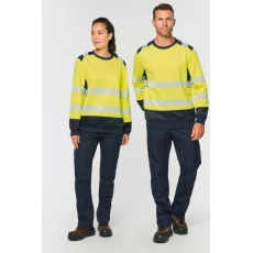 Sweat-shirt de sécurité recyclé col rond unisexe