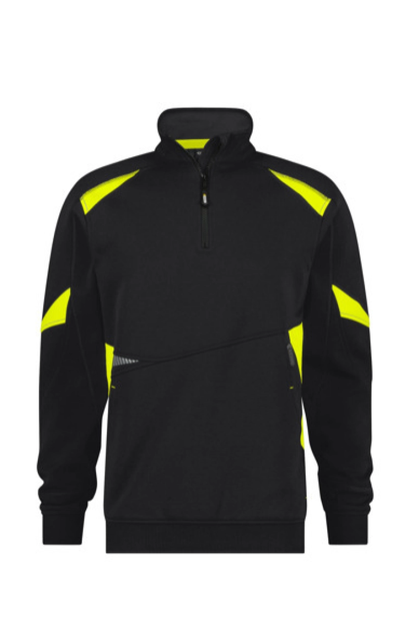 DASSY ARATU SWEAT MARINE/JAUNE