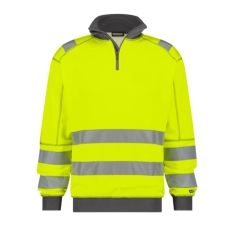 DASSY DENVER SWEAT HV JAUNE/GRIS
