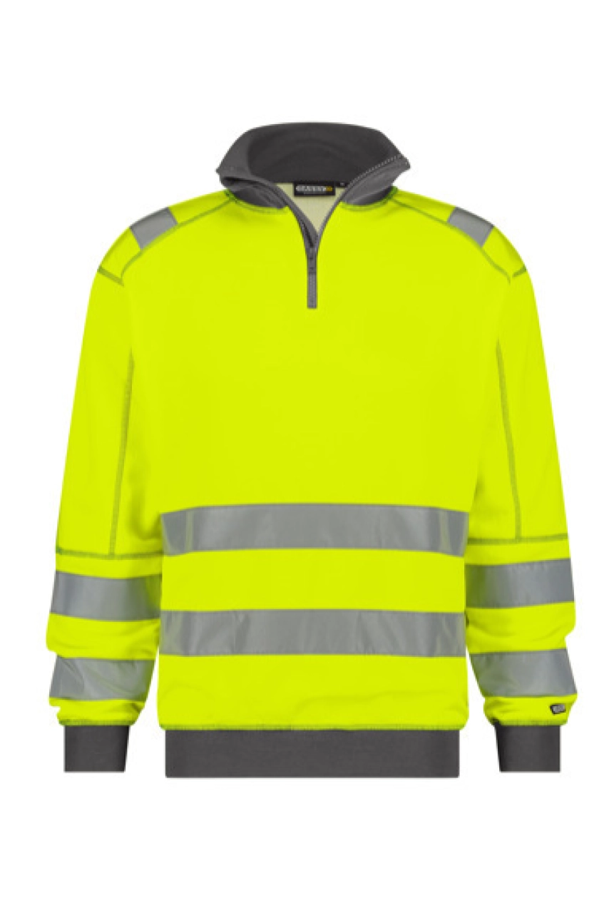 DASSY DENVER SWEAT HV JAUNE/GRIS