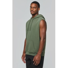 Sweat-shirt à capuche sans manches unisexe