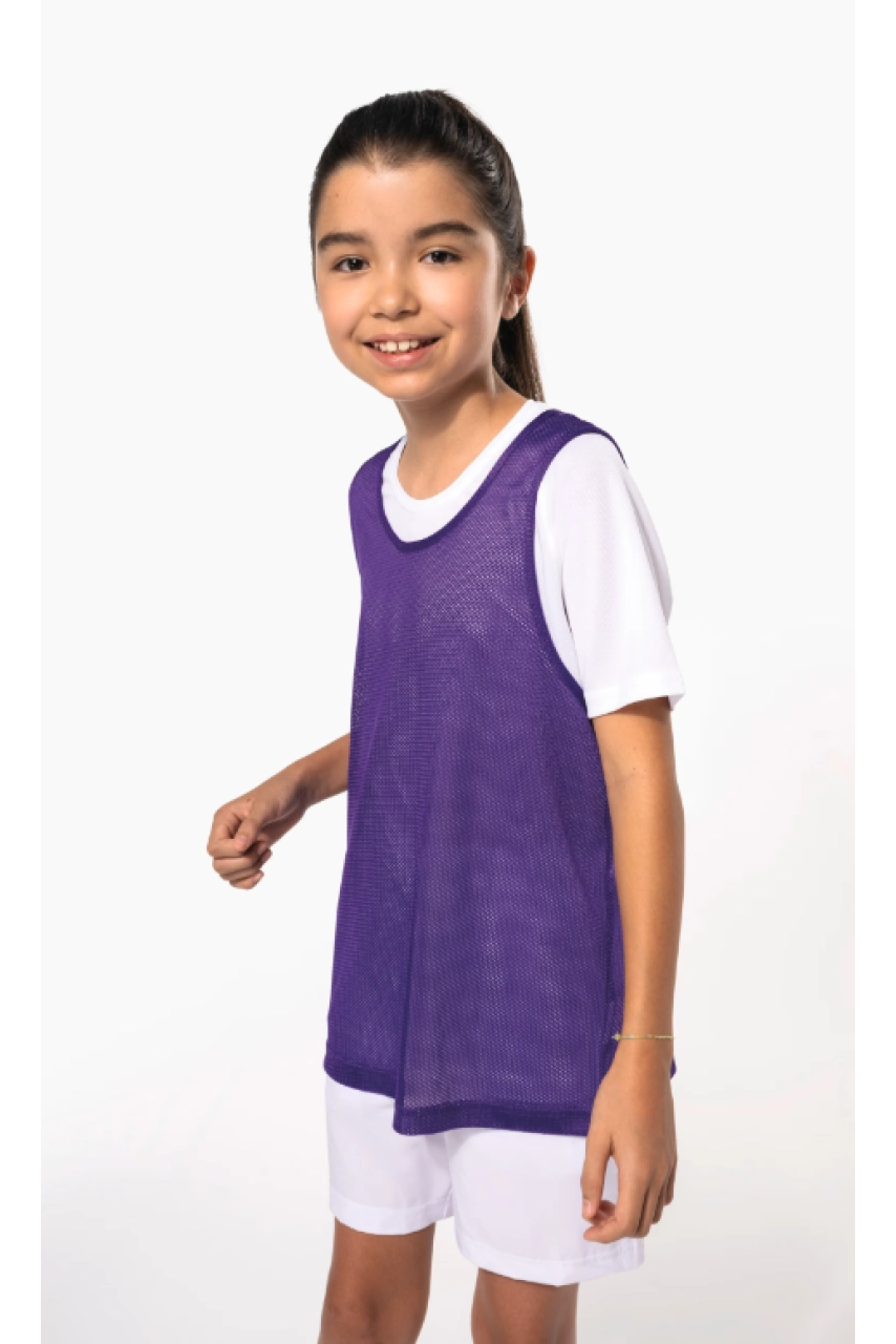 Chasuble en filet léger multisports enfant