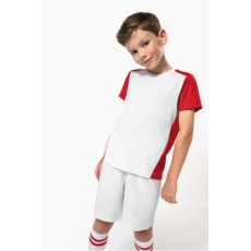 T-shirt de sport écoresponsable bicolore enfant