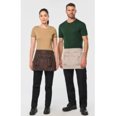 Tablier court de jardinage écoresponsable unisexe