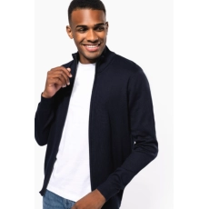 Cardigan zippé homme