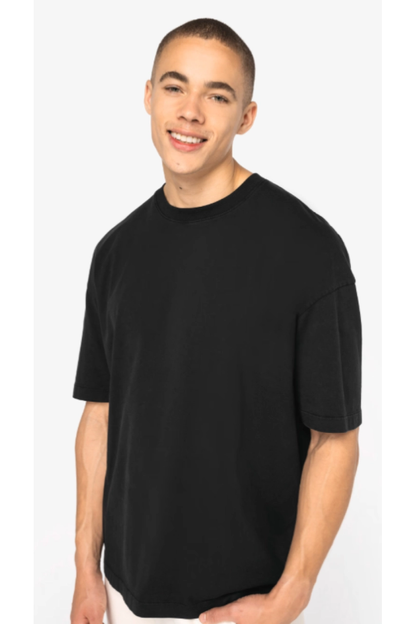 T-shirt écoresponsable oversize délavé homme