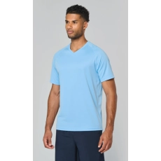 T-shirt de sport manches courtes col v homme
