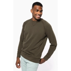 Sweat-shirt Bio col rond manches raglan homme