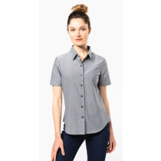 Chemise Oxford manches courtes femme