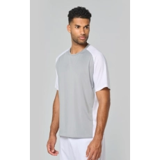 T-shirt de padel bicolore à manches raglan homme