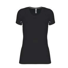 T-shirt de sport bi-matière manches courtes femme