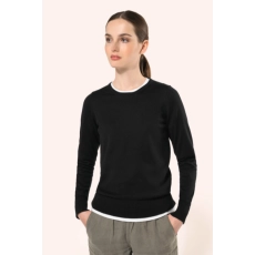 Pull Supima® col rond  femme