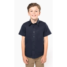 Chemise popeline manches courtes enfant
