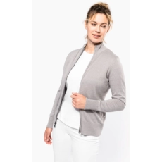 Cardigan zippé femme