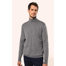 Pull Mérinos col roulé homme