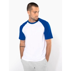 Baseball > t-shirt bicolore manches courtes