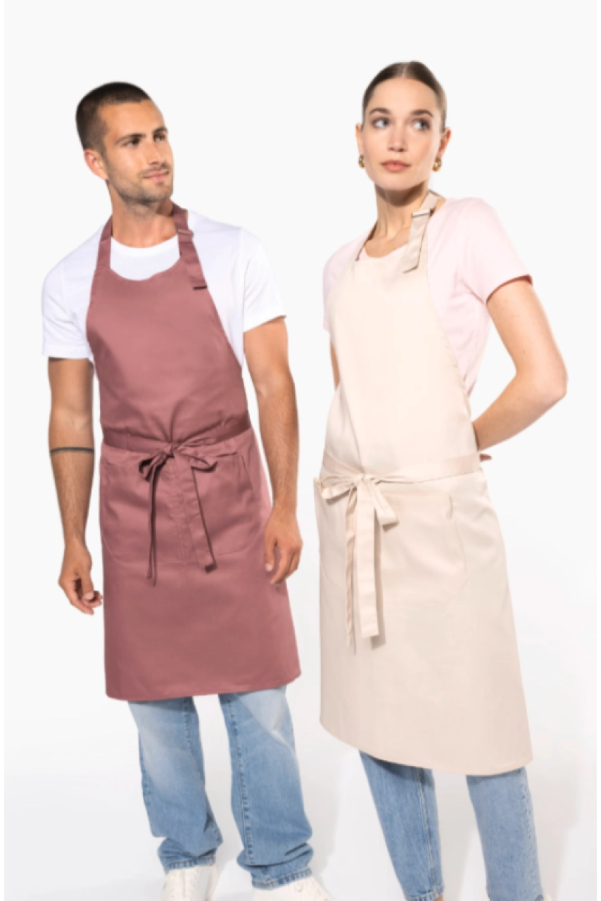 Tablier polycoton avec poche