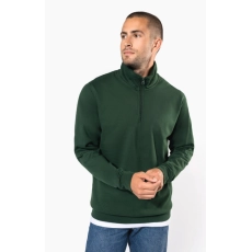 Sweat-shirt col zippé homme