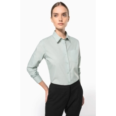 Chemise popeline polycoton entretien facile femme
