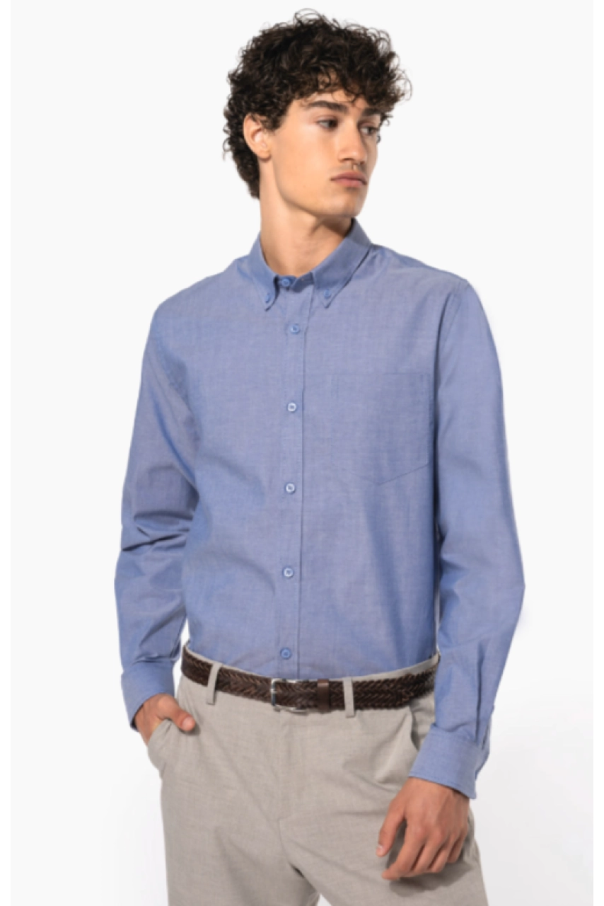 Chemise Oxford manches longues