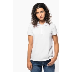 Polo piqué manches courtes femme
