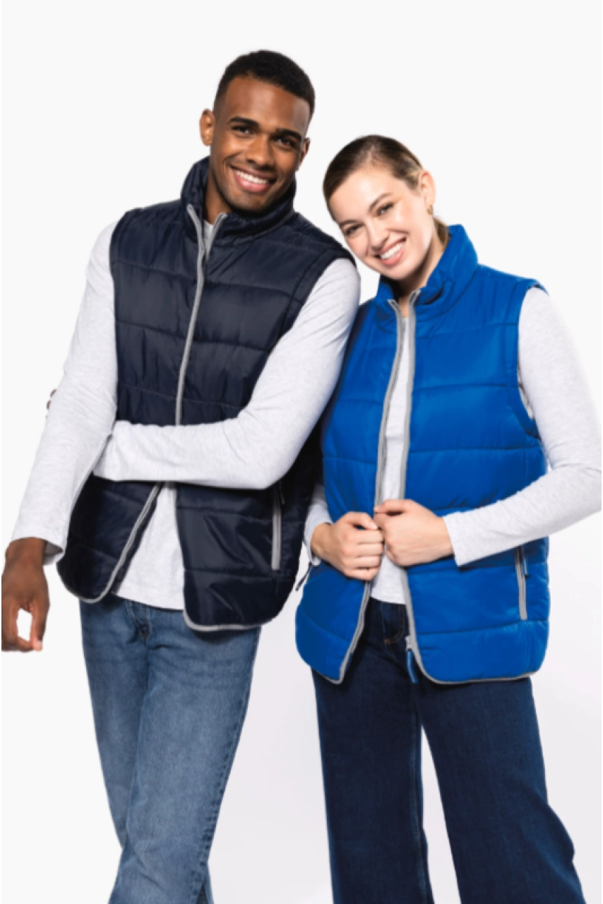 Bodywarmer matelassé unisexe