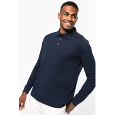 Polo jersey manches longues homme