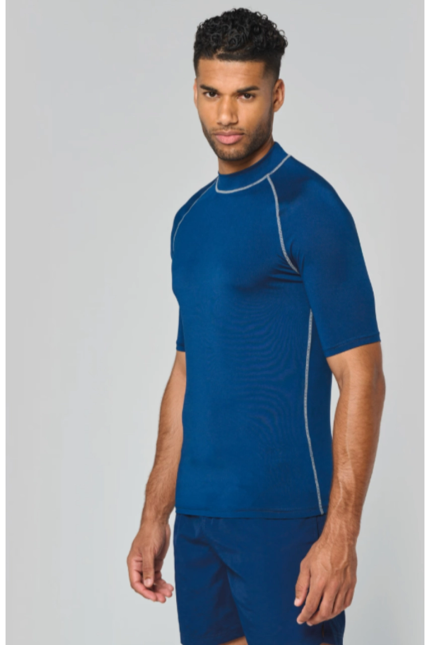 T-shirt technique à manches courtes avec protection anti-UV unisexe