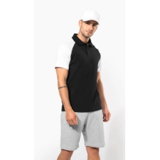 Polo baseball manches courtes